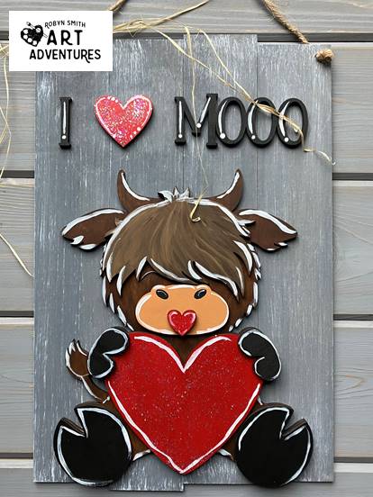 Valentine Highlander - 3D Doorhanger