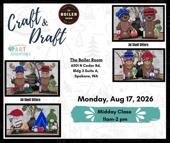 Aug 17, 2026 - Midday Craft & Draft @ Boiler Room, Spokane WA