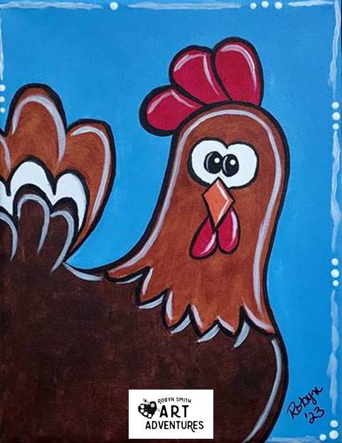 Kids Art Kit - Farm Chicken – Robyn Smith Art Adventures