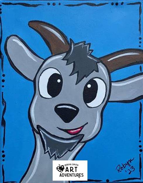 Kids Art Kit - Farm Goat