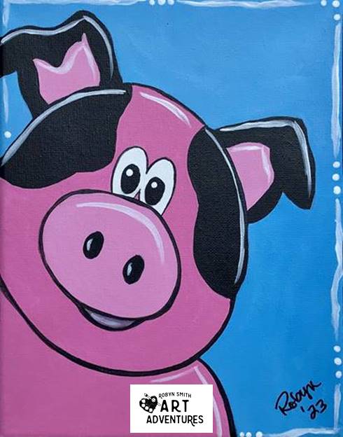 Kids Art Kit - Farm Pig