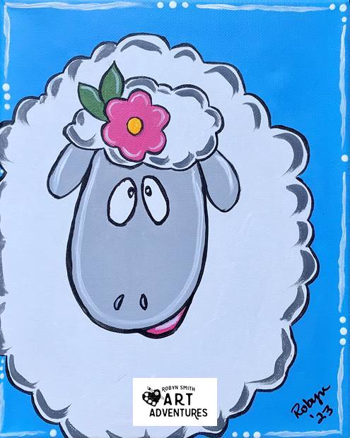 Kids Art Kit - Farm Sheep