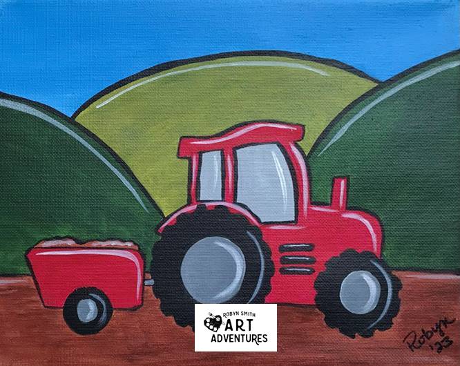 Kids Art Kit - Farm Tractor