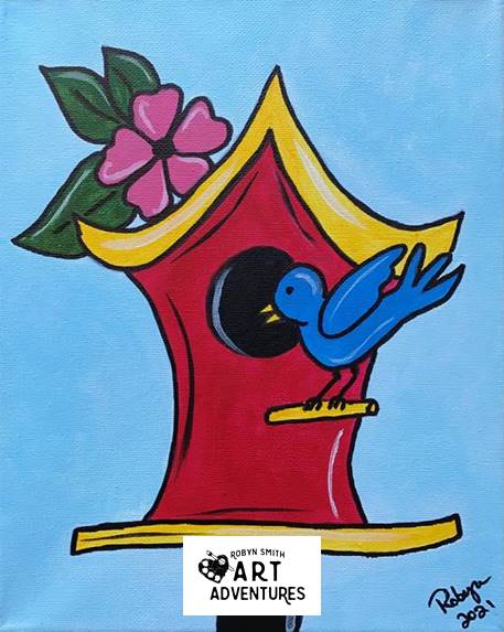 Kids Art Kit -Birdhouse