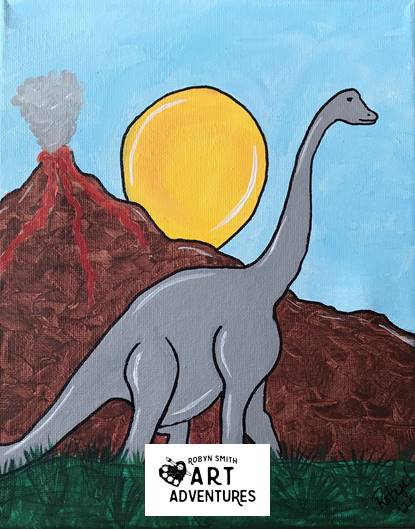 Kids Art Kit -Dino