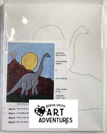 Kids Art Kit -Dino
