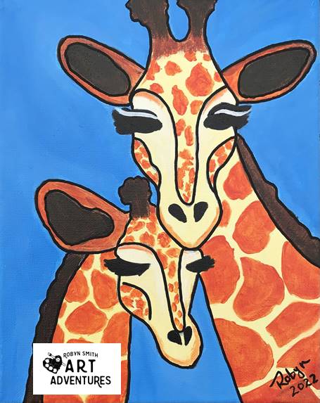 Kids Art Kit - Giraffe Love