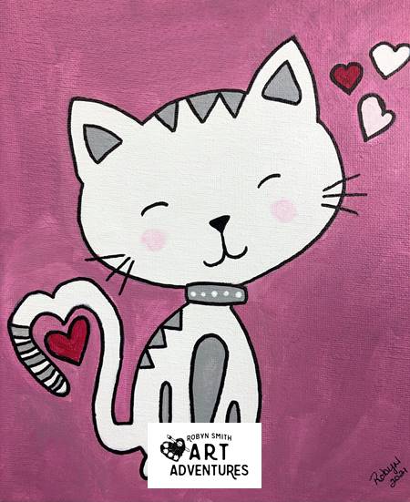 Kids Art Kit - Kitty Love