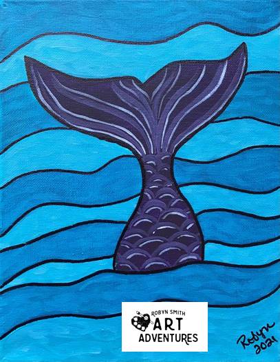Kids Art Kit - Mermaid Tail
