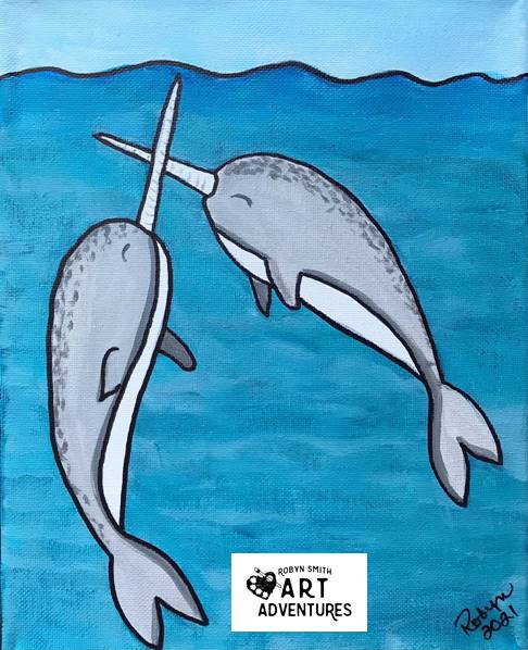 Kids Art Kit - Norwhals