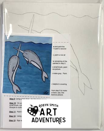 Kids Art Kit - Norwhals