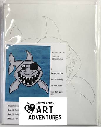 Kids Art Kit - Shark