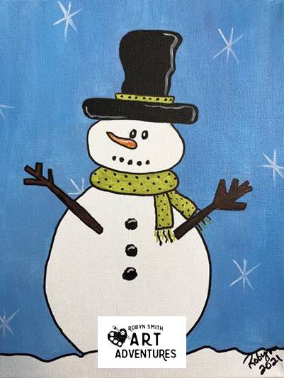 Kids Art Kit - Snowman