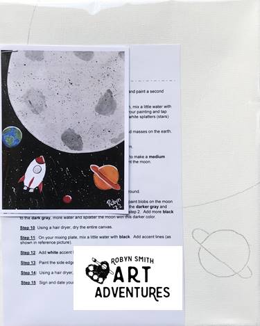 Kids Art Kit - Space