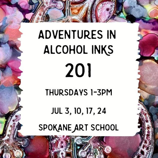 Jul 3-24, 2025 - Adventures in Alcohol Ink - 201