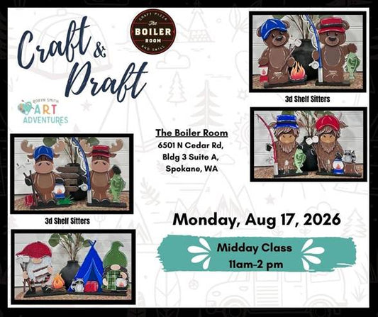 Aug 17, 2026 - Midday Craft & Draft @ Boiler Room, Spokane WA