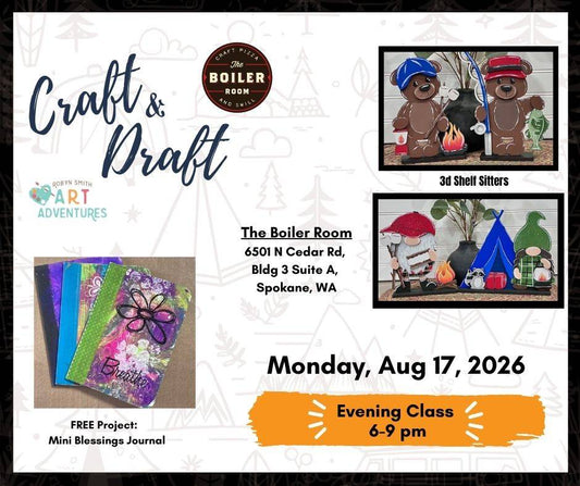 Aug 17, 2026 - Evening Craft & Draft @ Boiler Room, Spokane WA
