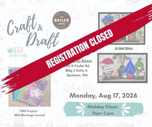 Aug 17, 2026 - Midday Craft & Draft @ Boiler Room, Spokane WA