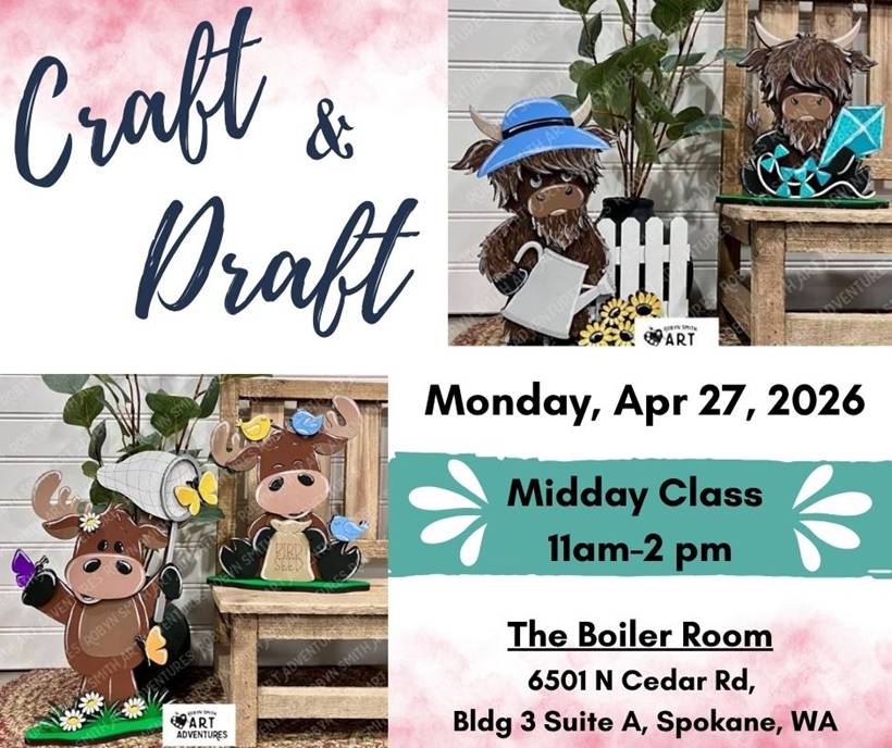 Apr 27, 2026 - Midday Craft & Draft @ Boiler Room, Spokane WA