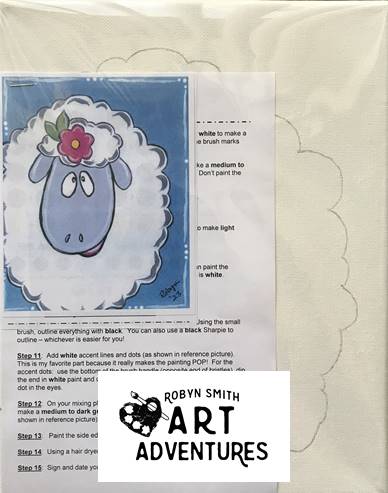 Kids Art Kit - Farm Sheep