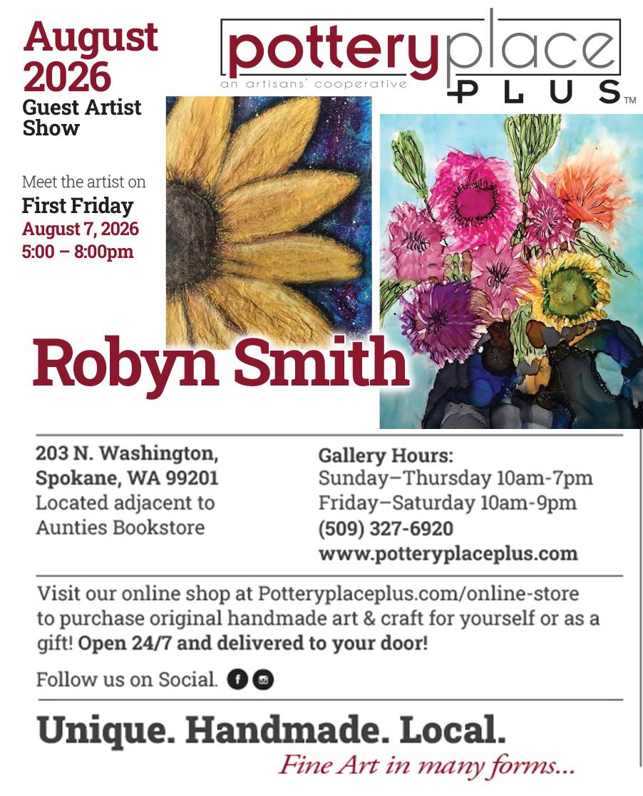 August 2026 - Guest Artist at Pottery Place Plus!