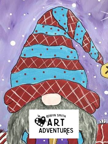Adult DIY Art Kit - Gifting Gnome - Canvas