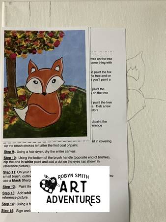 Kids Art Kit - Fall Fox