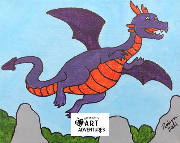 Kids Art Kit -Flying Dragon