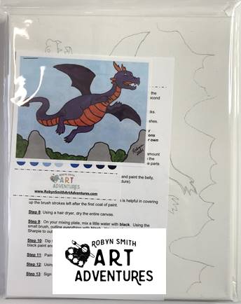 Kids Art Kit -Flying Dragon