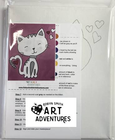 Kids Art Kit - Kitty Love
