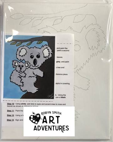 Kids Art Kit - Koala Love – Robyn Smith Art Adventures