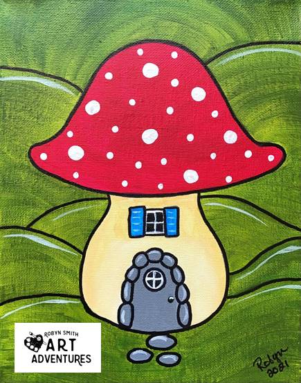 Kids Art Kit - Mushroom Manor